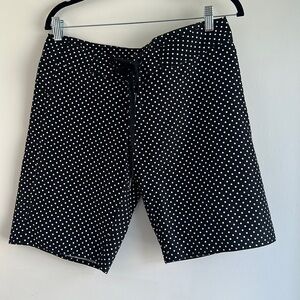 QUICKSILVER | Black and White Polkadot Swim Shorts Board Shorts